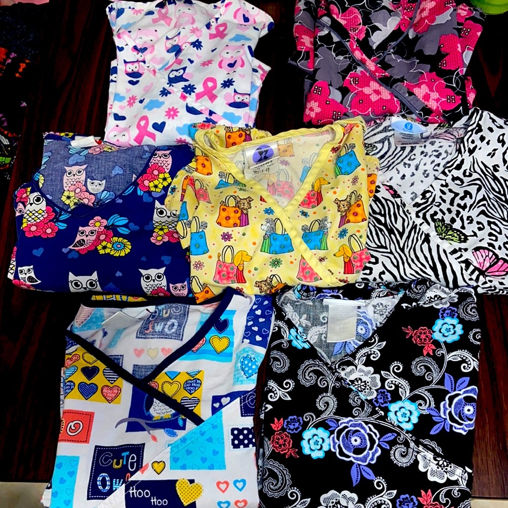 Scrub tops